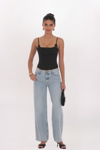 SHEER CORSET TANK