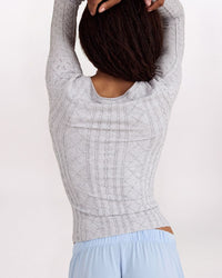 SO SOFT SEAMLESS MODAL CALBE TOP, H GREY