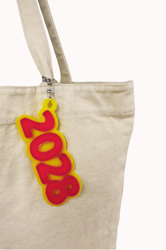ACRYLIC GRAD YEAR KEYCHAIN - 2028
