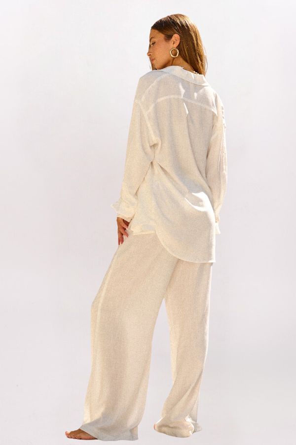 OVERSIZED BOYFRIEND BUTTON DOWN, WHITE