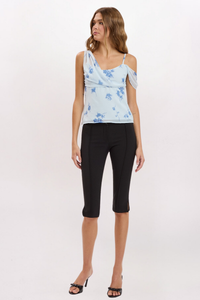 SEAM DETAIL CAPRI PANT