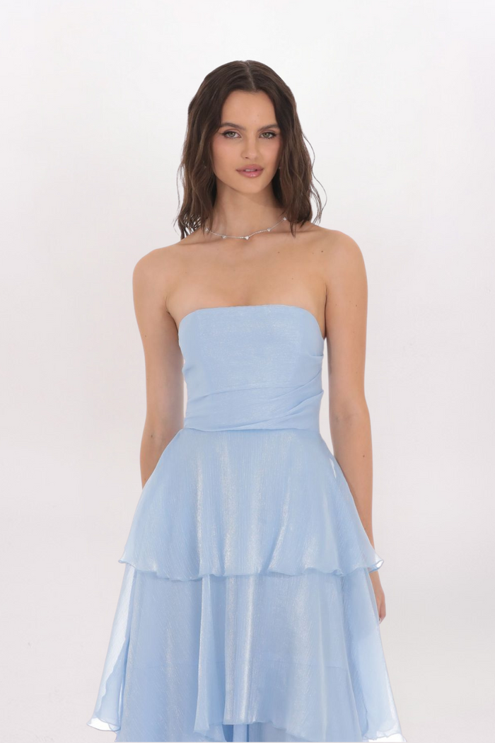 FLOUNCE TIERS MAXI DRESS