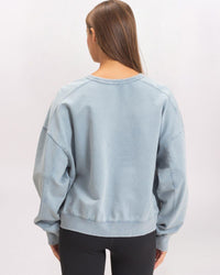 VINTAGE WASH SWEATSHIRT, DSTY BLUE