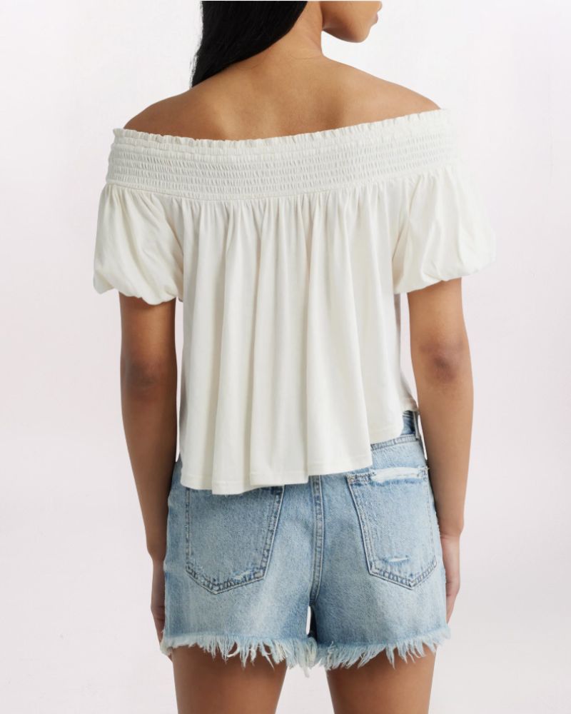 OFF SHOULDER MABLE TOP, SUGAR SWIZZLE