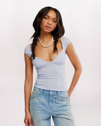 BLUSH HOUR TEE, SUMMER SHOWER