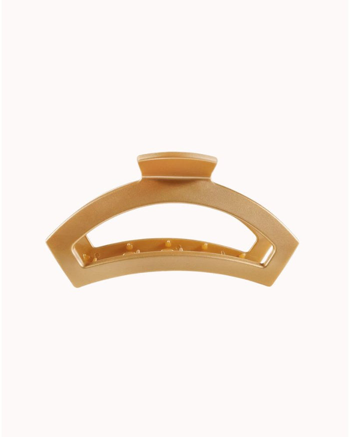 TELETIES - LARGE OPEN CLAW CLIP, TOASTED