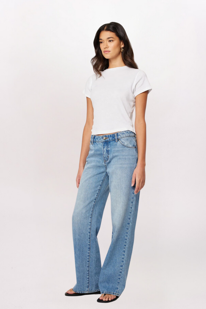 HEIDI LOW WORN DENIM