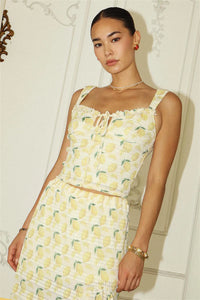 LEMONS LACE TOP