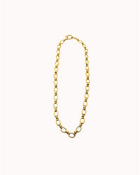 TEXT LINKS O-CLASP NECKLACE