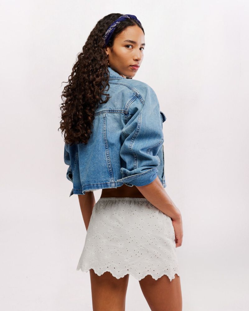EYES ON YOU SKORT, IVORY