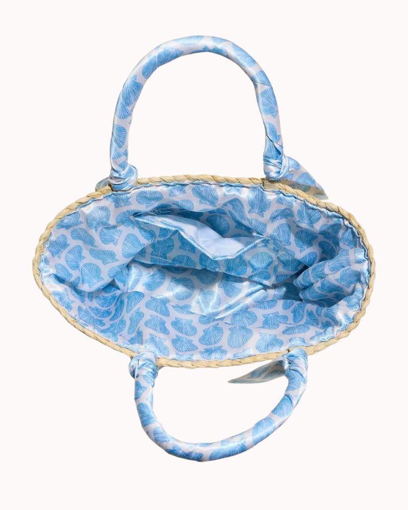RAFFIA SCARF TOTE