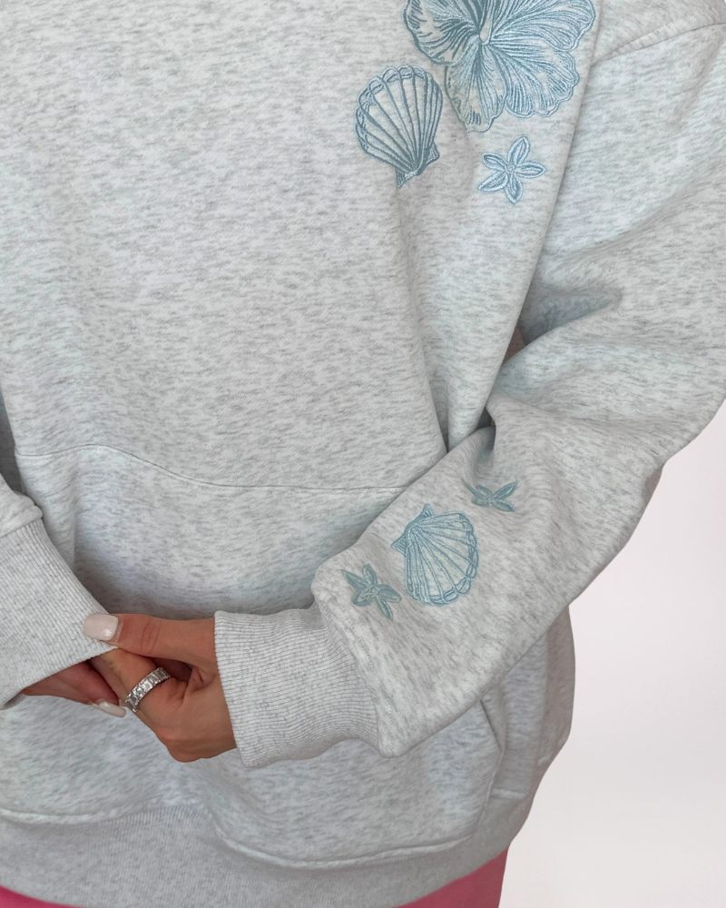 TROPICAL EMBROIDERED HOODIE