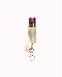 PEPPER SPRAY - GOLD RHINESTONE