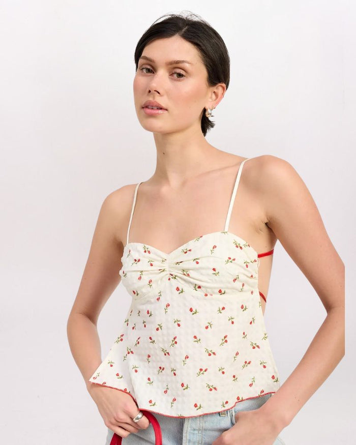 DITSY FLORAL APRON CAMI