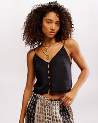 PIECES OF YOU CAMI - BLACK