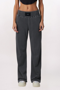 WIDE LEG BOXING PANT - STEEL GREY