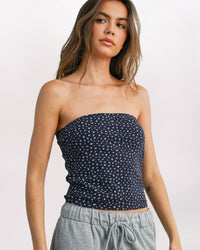 DITSY FLORAL TUBE TOP