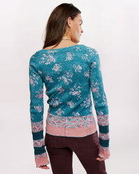 EASY DOES IT PRINTED TOP, LAGOON