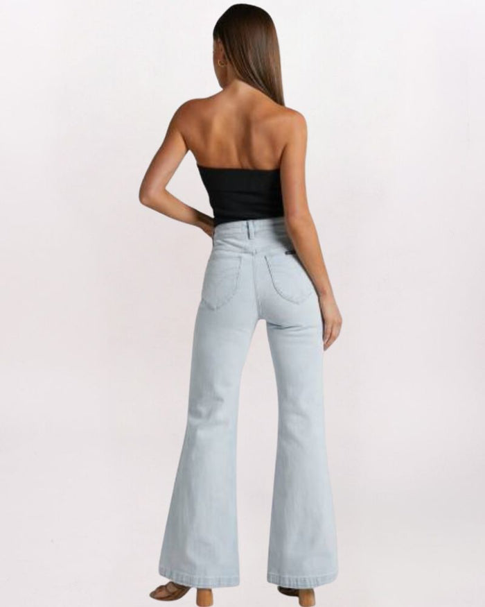 EASTCOAST FLARE DALTON, ORGANIC LIGHT BLUE