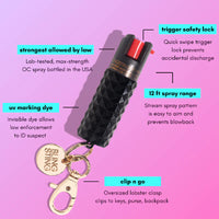PEPPER SPRAY - BLACK METALLIC
