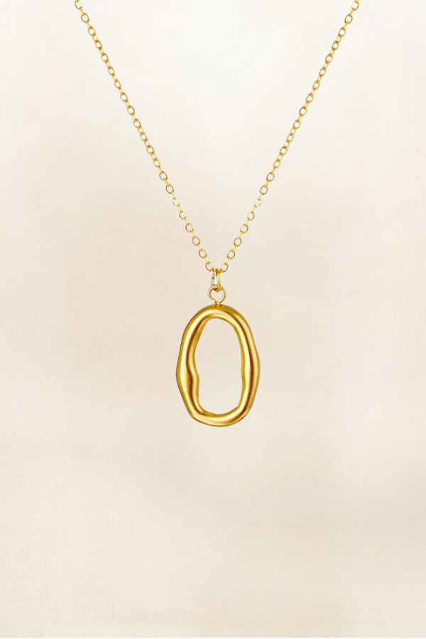 OVAL PENDANT NECKLACE