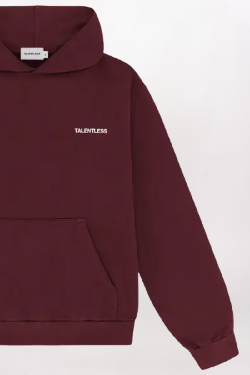 LIGHTWEIGHT HOODIE - CABERNET