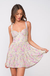 FLORAL UNDERWIRE DRESS