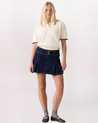 PLEATED MINI SKIRT, SHADED VIEW