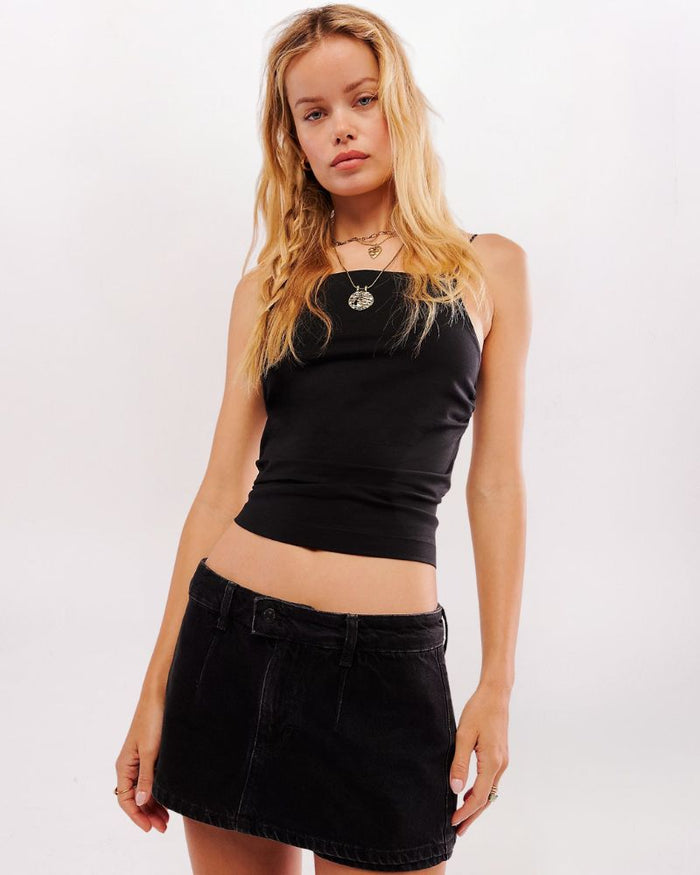 GALIVANTING DENIM SKORT