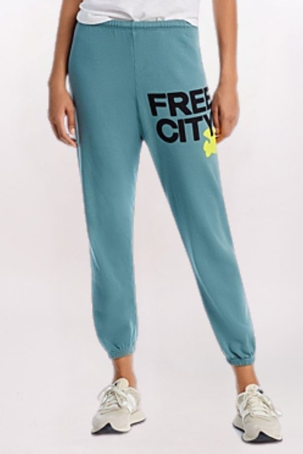 FREECITY LARGE LOGO SWEATPANT, SURPLUS BLUE