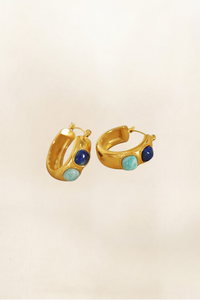 DOUBLE STONE HOOP