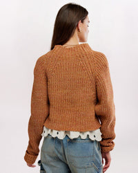 LOW TIDE PULLOVER SWEATER, CINNAMON SPICE