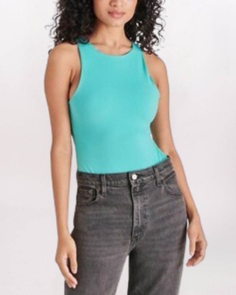 NICO BODYSUIT, PASTEL TURQ