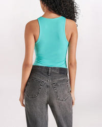 NICO BODYSUIT, PASTEL TURQ
