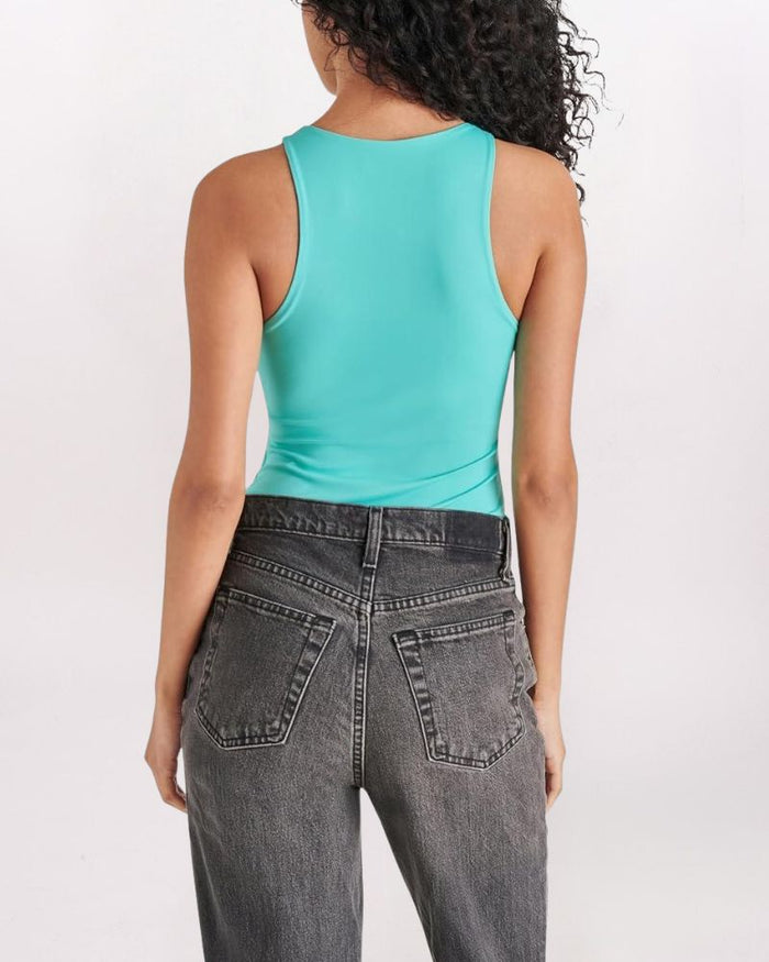 NICO BODYSUIT, PASTEL TURQ