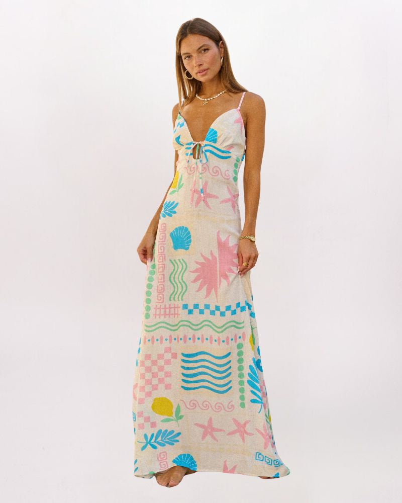 KEYHOLE MAXI DRESS