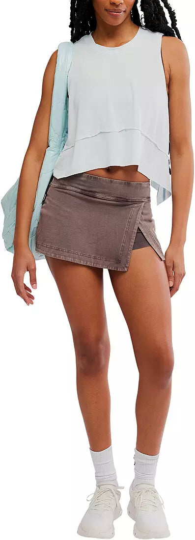 HOT SHOT MINI SKORT, CHOCOLATE
