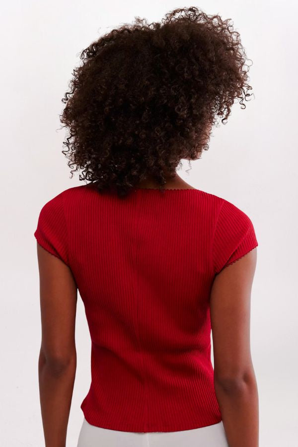 MOST WANTED CARDIGAN - RED