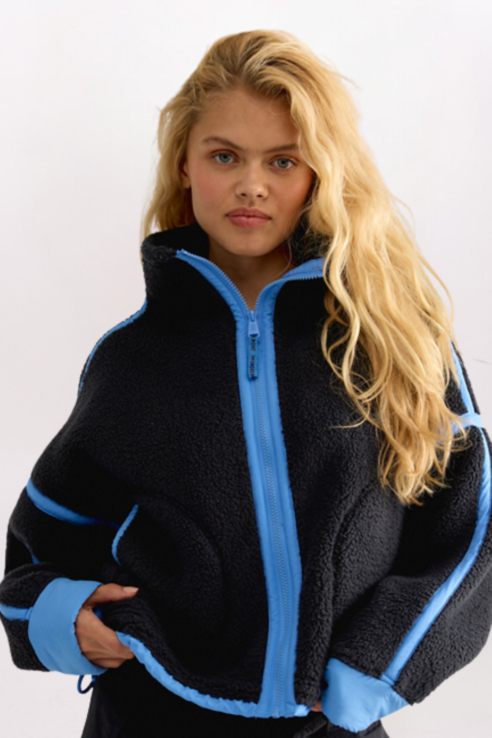 MOUNTAIN HIGH FULL ZIP JACKET, BLACK COMBO
