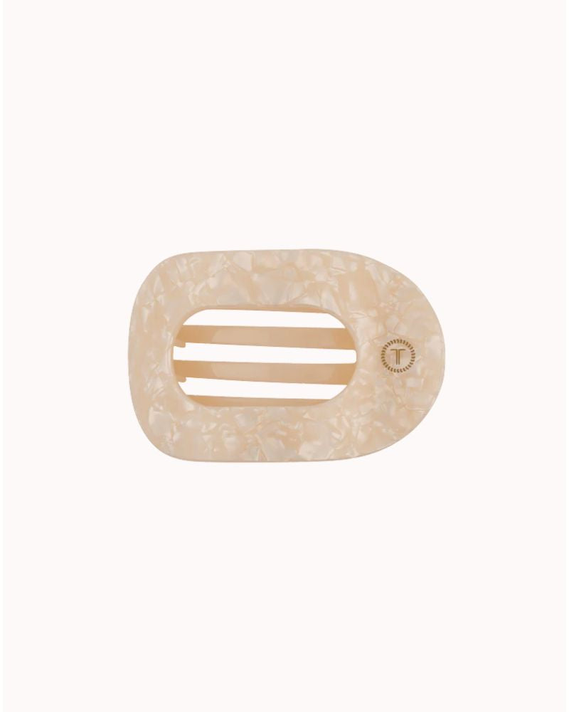 TELETIES - SMALL FLAT ROUND CLIP, SURF