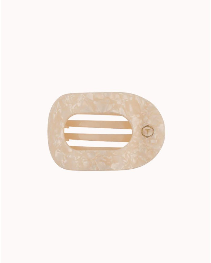 TELETIES - SMALL FLAT ROUND CLIP, SURF