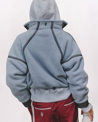 MOUNTAIN HIGH HALF ZIP JACKET, STEEL COMBO