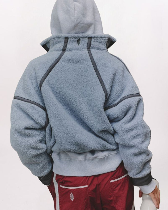 MOUNTAIN HIGH HALF ZIP JACKET, STEEL COMBO