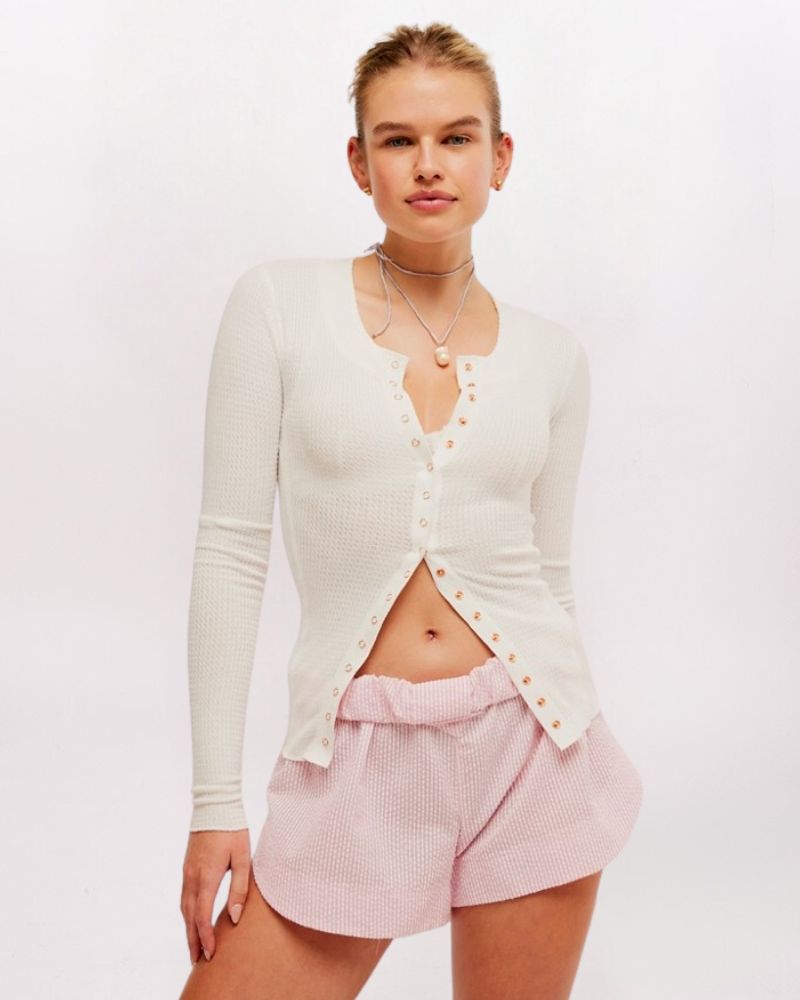 GOING PLACES CARDI, IVORY