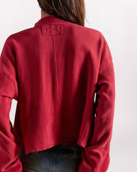 CELESTE QUARTER ZIP SWEATSHIRT, SALSA