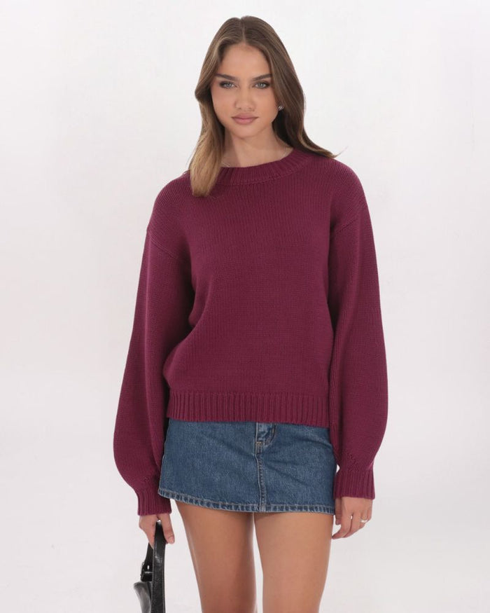 BALLOON SLEEVE SWEATER