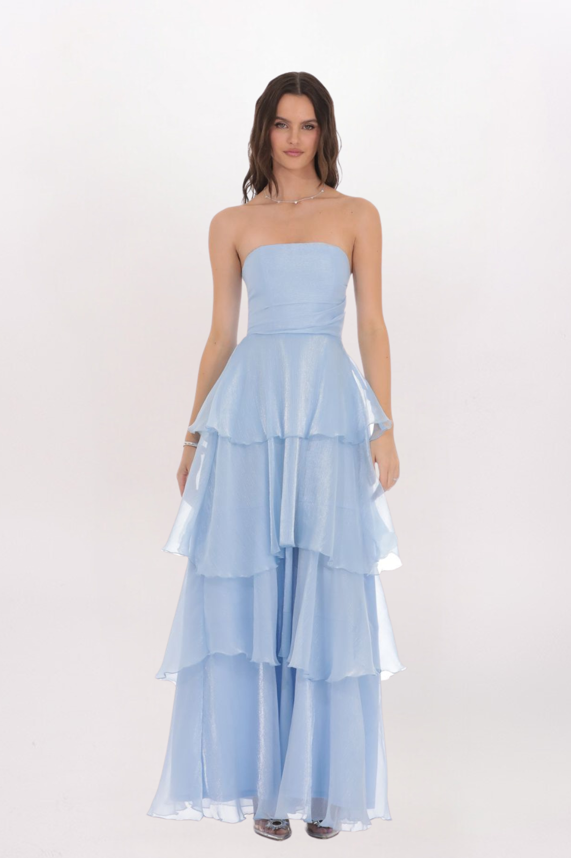 FLOUNCE TIERS MAXI DRESS