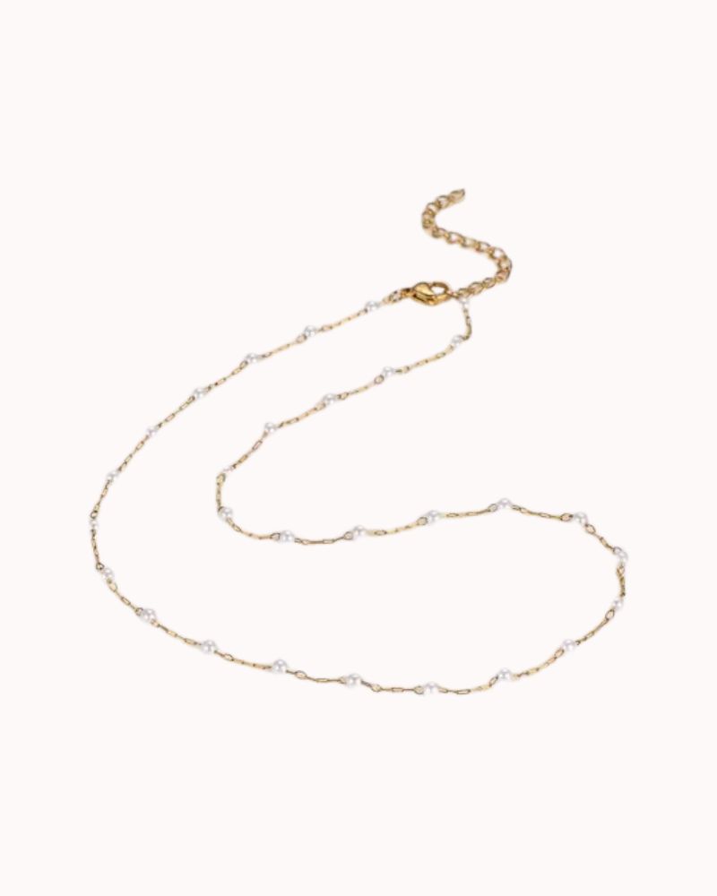PEARL STATION NECKLACE
