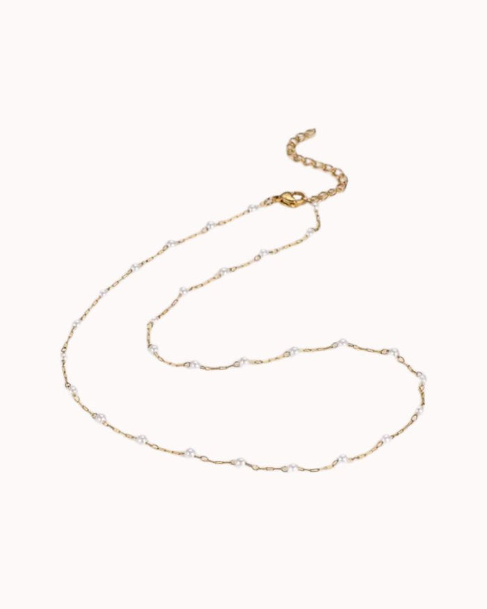 PEARL STATION NECKLACE