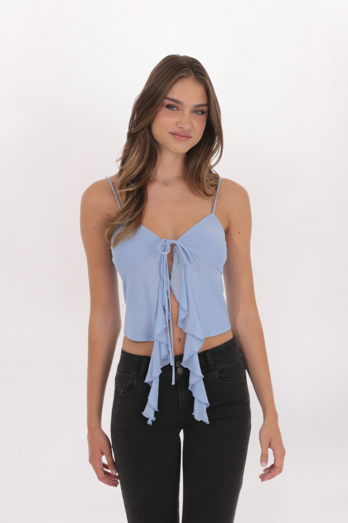 JELLYFISH TIE FRONT TANK